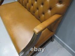 Leather Chesterfield Sofa Hall Seat Rare Library Seat Office Seat One Of TheBest
