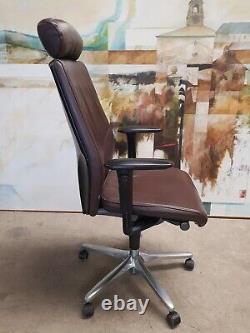 Leather Giroflex G68 High Back Ergonomic Office Chair