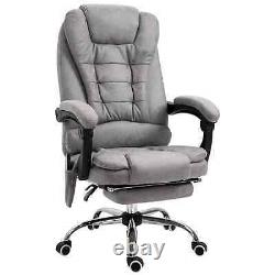 Leather Look 6 Point Massage Office Chair Executive Desk Adjustable Ergonomic UK