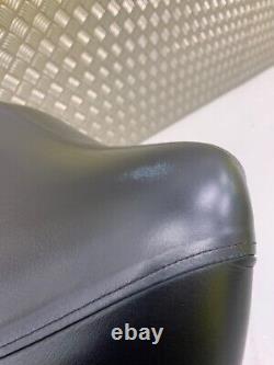 Leather Saddle Seat Office Chair 5 Wheels Ergonomic Design