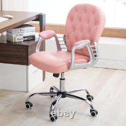 Leather/Velvet Executive Office Chair Swivel Study Computer Desk Chair Gas Lift