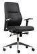 London Black Leather Computer Executive Managers Office Swivel Chair Graded 95%
