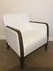 Lounge Chair Office Lounge Furniture Armchair Hallway Bedroom White Faux Leather