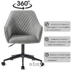 Luxurious Cushion PU Leather Swivel Chair Computer Desk Chair for Home Office