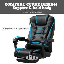 Luxury Black Computer Chair Gaming Chair Swivel Recliner Home Office Chair