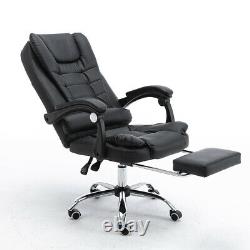 Luxury Computer Chair Office Gaming Swivel Recliner Leather Executive