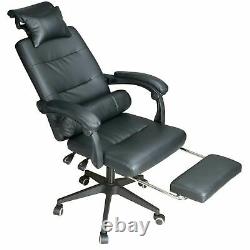 Luxury Computer Chair Office Gaming Swivel Recliner Leather Executive Footrest