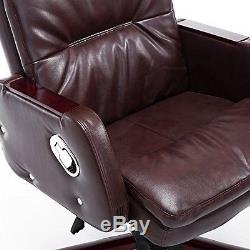 Luxury Executive Antique Manager Brown Chesterfield Office Chair PU Leather