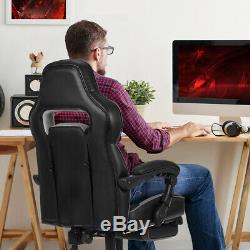 Luxury Executive Computer Chair Office Desk Chair Racing Gaming Swivel Leather