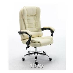 Luxury Executive Computer Chair Office Gaming Swivel Recliner PULeather UK Stock