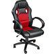Luxury Executive Office Chair Racing Car Seat Computer Reclining Black Red