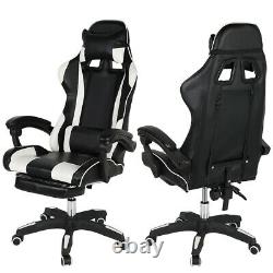Luxury Executive Racing Gaming Swivel Recliner Computer Office Chair PU Leather