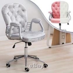 Luxury Executive Women Office Girl Chair Silver Comfortable Desk Swivel Computer