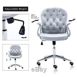 Luxury Executive Women Office Girl Chair Silver Comfortable Desk Swivel Computer