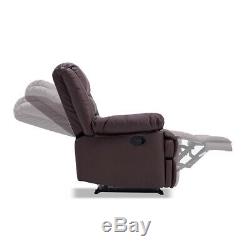 Luxury Faux Leather Recliner Armchair Sofa Lounge Chair Reclining Gaming Office