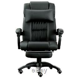 Luxury Gaming Home Office Chair Recliner Leather Swivel Computer Desk Chair