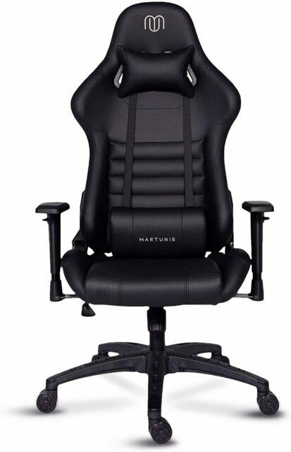 Luxury Leather Office Chair Massage Computer Racing Gaming Swivel Recliner Uk