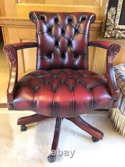 Luxury Leather Office Desk Chair