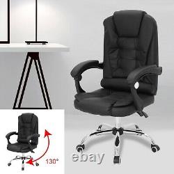 Luxury Leather Office Massage Chairs Computer Gaming Swivel Recliner Executive