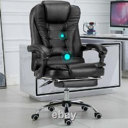 Luxury Massage Computer Chair Office Gaming Swivel Recliner Leather Executive