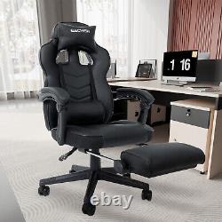 Luxury Massage Gaming Chair Computer Swivel Recliner Executive Home Office Large