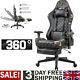 Luxury Massage Office Chair With Footrest Executive Gaming Seat Pu Leather