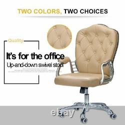 Luxury Office Chair PU Leather Executive Chair Swivel Computer Desk Chair UK