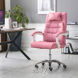 Luxury Office Computer Desk Chair PU Leather Swivel Home Executive Gaming Chairs