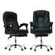 Luxury Office Computer Massage Chair Gaming Swivel Recliner Leather With Footrest
