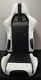Luxury Racing Sport High Back Reclining Gaming Office Chair White