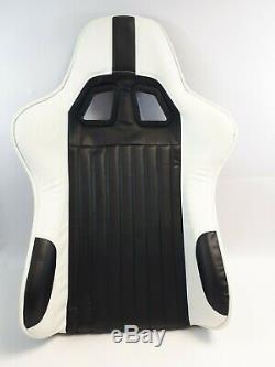 Luxury Racing Sport High Back Reclining Gaming Office Chair White