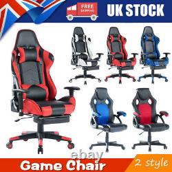 Luxury Recliner Executive Office Chair Leather Swivel Computer Desk Gaming Chair