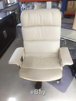 Luxury White Leather Office Chairs