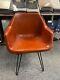 Made.com Hektor Tub Tan Leather Office Chair Ex Display! Non Swivel