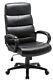 Malaga Black Bonded-leather Chair Executive Managers High Back (vat Invoice)