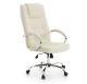 Manager Chair Massage Office Leather White With + Heating