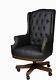 Manager Executive Directors Chesterfield Antique Style Leather Office Chair