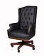 Managers Directors Antique Style Bonded Leather Office Swivel Desk Chair