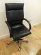 Mario Bellini Original Luxury Executive Black Leather Office Chair By Vitra