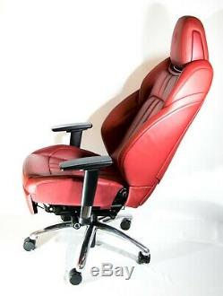 Maserati Red Leather Car Seat Luxury Office Chair(not Herman Miller Eames)
