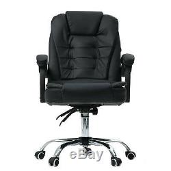 Massage Computer Chair Office Gaming Swivel Recliner Leather Executive Desk V2