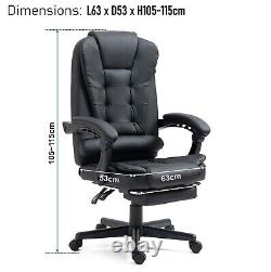 Massage Executive Office Chair Computer Desk Chair Swivel Recliner Gaming Chair