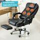 Massage Executive Office Chair Gaming Computer Desk Footrest Recliner Leather Uk