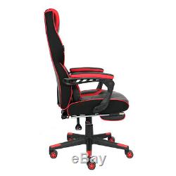Massage Gaming Chair Executive Computer Deak Swivel Recliner with Footrest Home