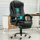 Massage Office Chair Gaming Computer Desk Chairs With Footrest Recliner Leather Uk