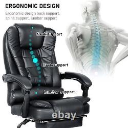 Massage Office Chair Gaming PC Computer Desk Executive Swivel Recliner Chairs