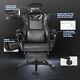 Massage Racing Gaming Chair Adjustable Recliner Swivel Pu Leather Office Home Uk