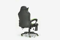 Massage Racing Gaming Computer Bucket Office Desk Chair With Lumbar Support