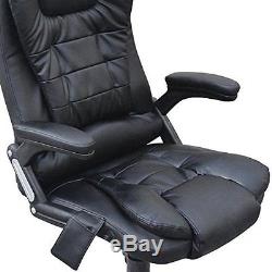 Massage Reclining Office Chair 360 Swivel Luxury Faux Leather High Back LAST ONE