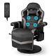 Massage Video Gaming Recliner Chair Ergonomic High Back Office Chair Withfootrest